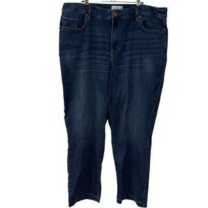 Lane Bryant FLEX MAGIC WAISTBAND MID-RISE STRAIGHT Jeans Blue Plus Size 18L